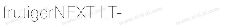 frutigerNEXT LT字体转换